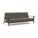 Tissu Flashtex 216, pieds chêne fumé