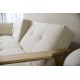 Tissu Taura 357, pieds chêne verni