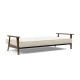 Tissu Taura 357, pieds chêne fumé