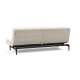 tissu Taura 357, pieds chêne noir