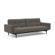 tissu Flashtex 216, pieds chêne teinté noir