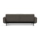 tissu Flashtex 216, pieds chêne teinté noir
