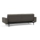 tissu Flashtex 216, pieds chêne teinté noir