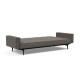 tissu Flashtex 216, pieds chêne teinté noir