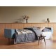 tissu Mixed Dance 525, pieds chêne foncé