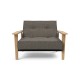 tissu Flashtex 216, pieds chêne verni
