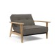 tissu Flashtex 216, pieds chêne verni