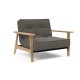 tissu Flashtex 216, pieds chêne verni