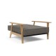 tissu Flashtex 216, pieds chêne verni