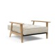 tissu Taura 357, pieds chêne verni