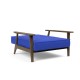 tissu Elégance 512, pieds chêne fumé