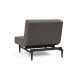 Tissu Flashtex 216, pieds chêne teinté noir