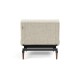 Tissu Taura 357, pieds chêne foncé
