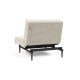 Tissu Taura 357, pieds chêne foncé