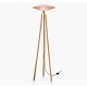 Lampadaire UFO saumon