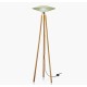 Lampadaire UFO vert eucalyptus
