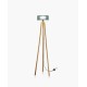 Lampadaire Nonne petit modèle titanium
