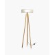 Lampadaire Nonne grand modèle écru