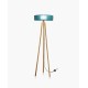 Lampadaire Nonne grand modèle turquoise