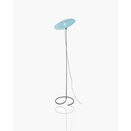 Lampadaire UFO turquoise