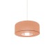 Suspension Nonne D 30 cm saumon