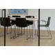 Chaise Pato Papershell pieds luge FREDERICIA