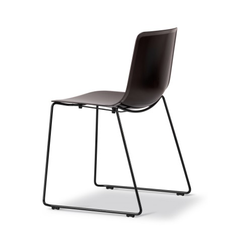 Chaise Pato Papershell pieds luge FREDERICIA