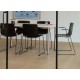 Fauteuil Pato Papershell pieds luge