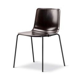 Chaise Pato Papershell pieds métal FREDERICIA