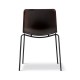Chaise Pato Papershell pieds métal FREDERICIA