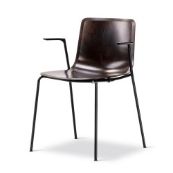Fauteuil Pato Papershell pieds métal FREDERICIA