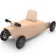 Jouet auto 4 en 1 pour enfant CHOU DU VOLANT