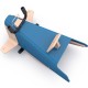 Bascule avion 2 en 1 pour enfant CHOU DU VOLANT